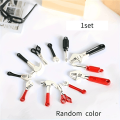Mini Hammer Wrench Tool Set Creative Ornaments Holiday Decoration