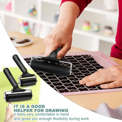 2pcs Lino Print Roller Set with Mushroom Roller & Engraving