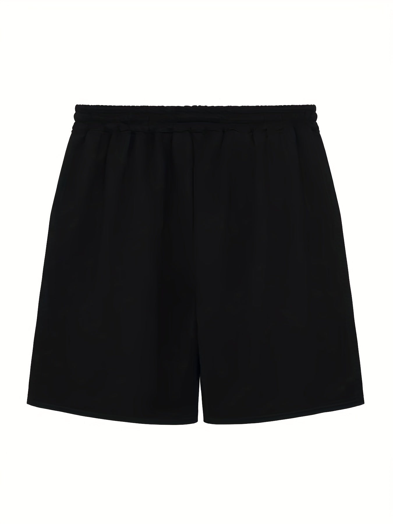 Men's Stripe Comfy Shorts Solid Elastic Waist Drawstring Summer