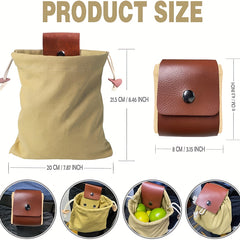 Outdoor Foraging Bag Fruit Picking Waist Hanging Bundle Pockets