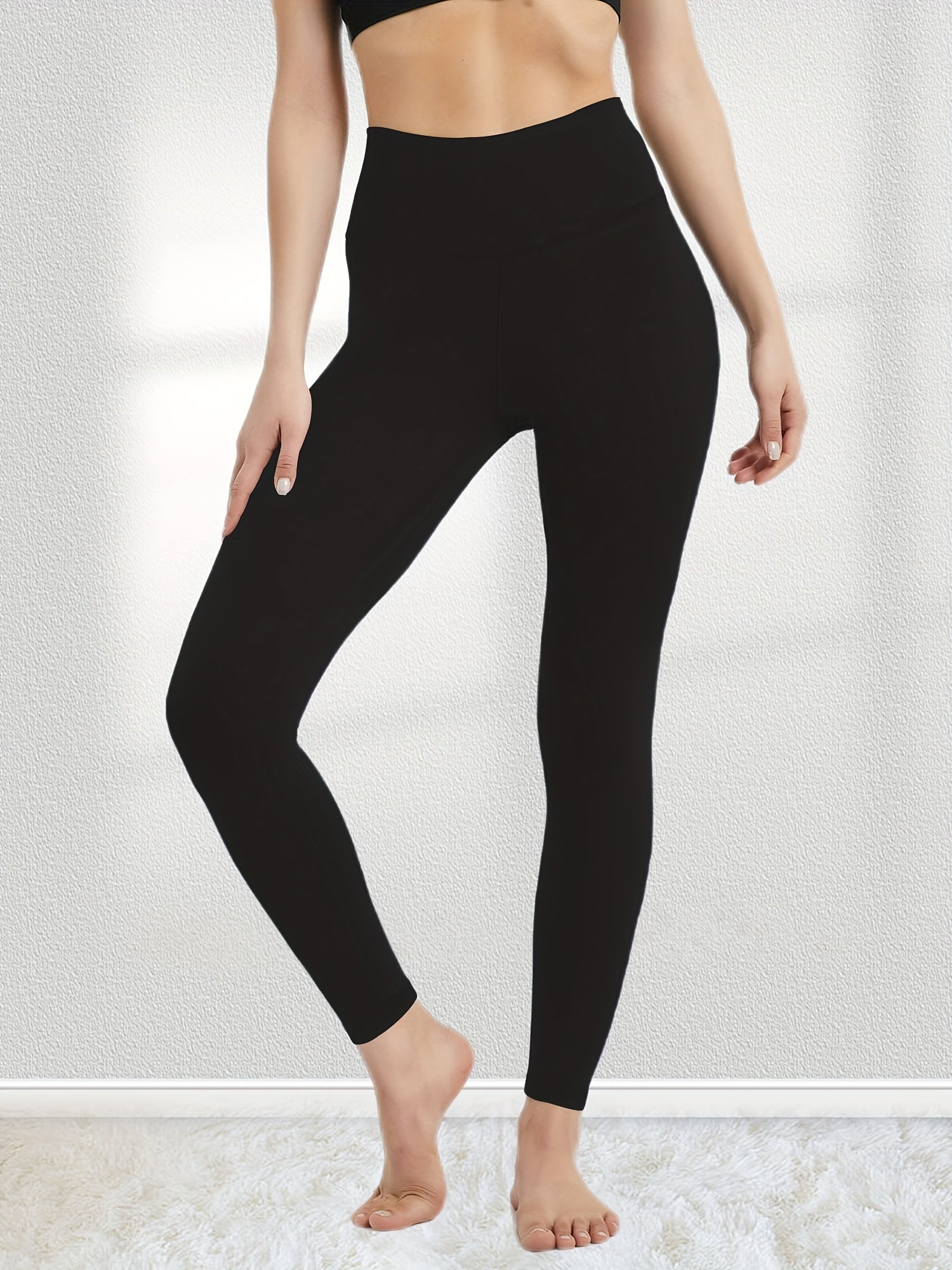 Fleece High Waist Sports Leggings Soft Warm Leggings Women