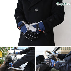 Retro Polar Fleece Full Finger Gloves