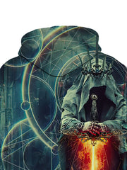 Men's Casual The Reaper Pattern Hooded Sweatshirt 3D Print Sports Hoodie