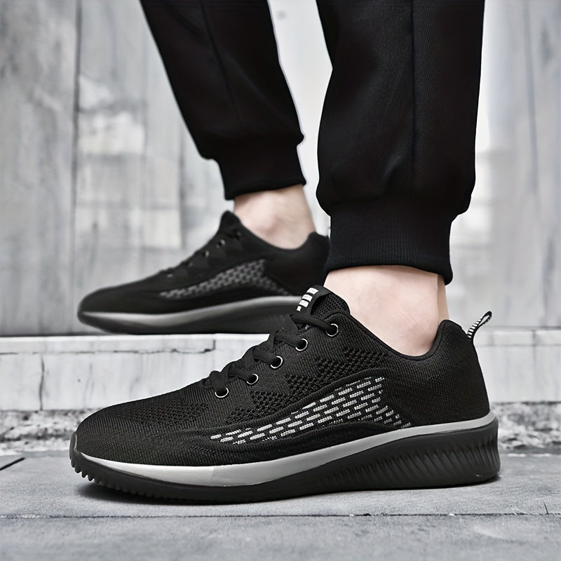 Men's Lace up Sneakers Athletic Shoes Lightweight Breathable Running Shoes