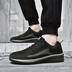 Men's Lace up Sneakers Athletic Shoes Lightweight Breathable Running Shoes