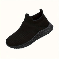 Girl's Breathable Slip On Sock Shoes Soft Sole Sneakers For Kids