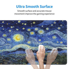 XXL Starry Night 3D Painting Mouse Pad Large Desk Protector