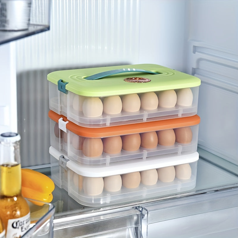 Portable Egg Storage Crisper Keep Eggs Fresh and Safe