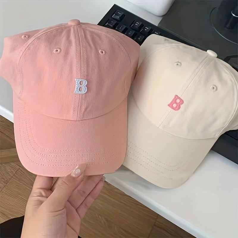Hipster Letter Baseball Cap Wide Eaves Casual Sun Protection Cap
