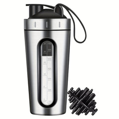 28oz Stainless Steel Protein Shaker Bottle with Shaker Ball