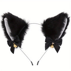 Plush Cat Ears Headband Anime Cosplay Hair Hoop