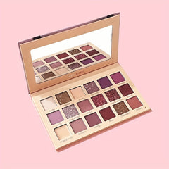 Desert Rose Eyeshadow Palette 18 Colors Earth Tone Pearly Matte Finish