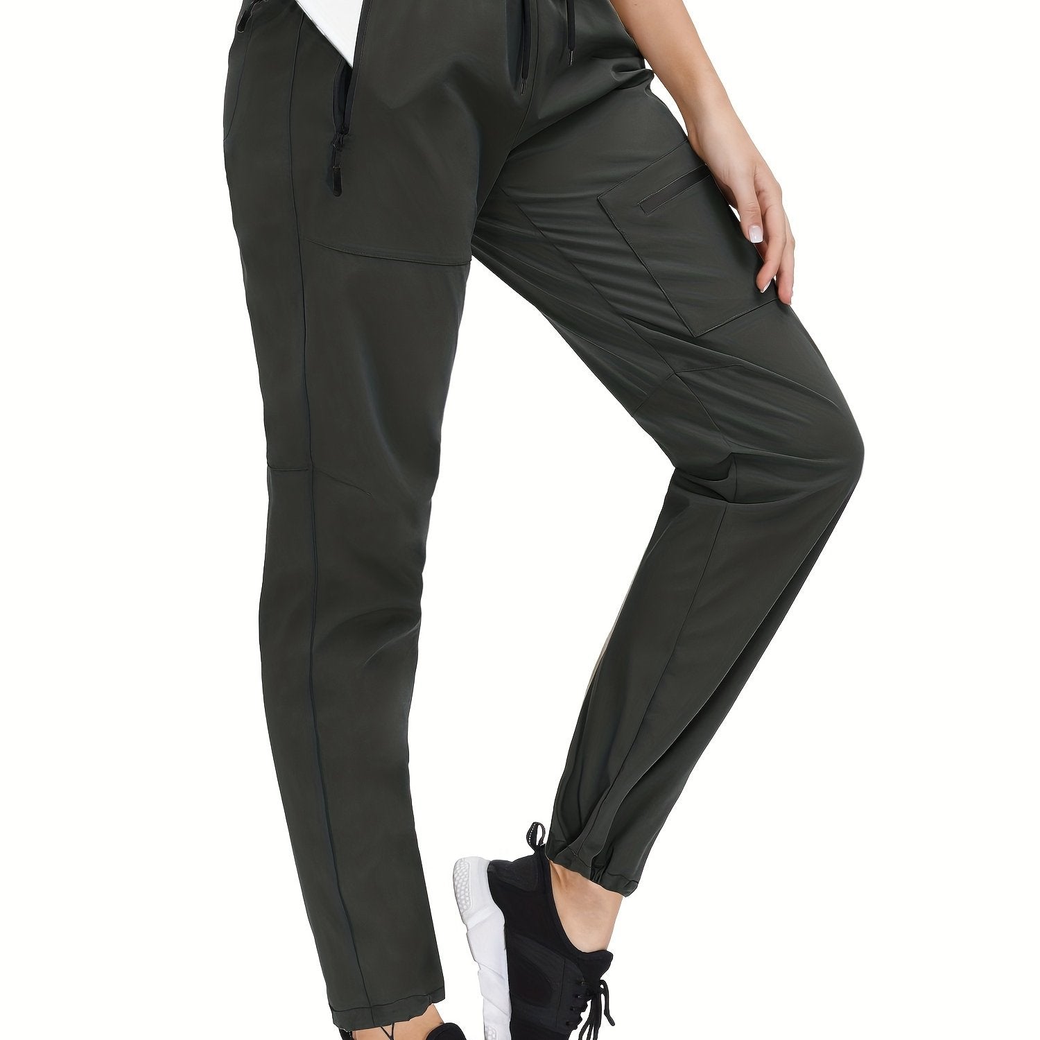 Quick Dry Drawstring Outdoor Sports Pants Women's Activewear