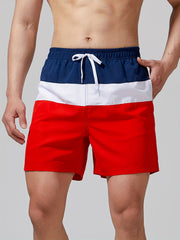Men's Casual Block Shorts for Summer
