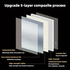 1pc Aluminum Foil Butyl Adhesive Tape Waterproof Sealing Self adhesive Tape