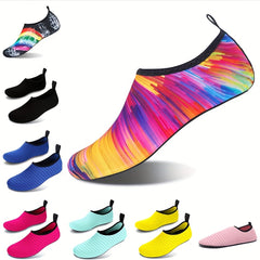 Women's Water Socks Stripes Beach Creek Shoes Slip-on Outdoor Sports Shoes