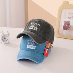 Kids Breathable Adjustable Baseball Cap Outdoor Sport Letter Embroidery