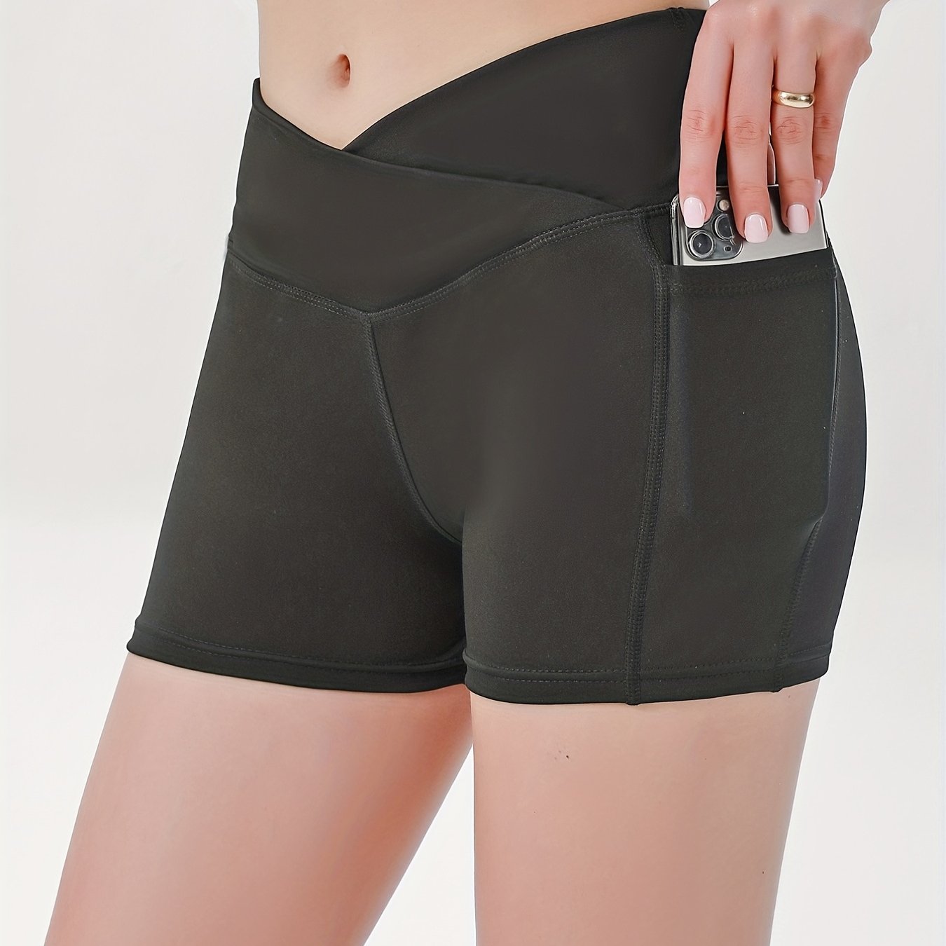 Slim Fit Butt Lifting Biker Shorts Women's Activewear