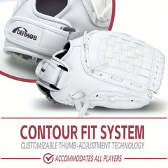 Indoor & Outdoor Baseball Gloves Softball Gloves For Beginners