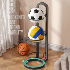 3 4 Layer Basketball Ball Storage Rack Football Display Stand Holder
