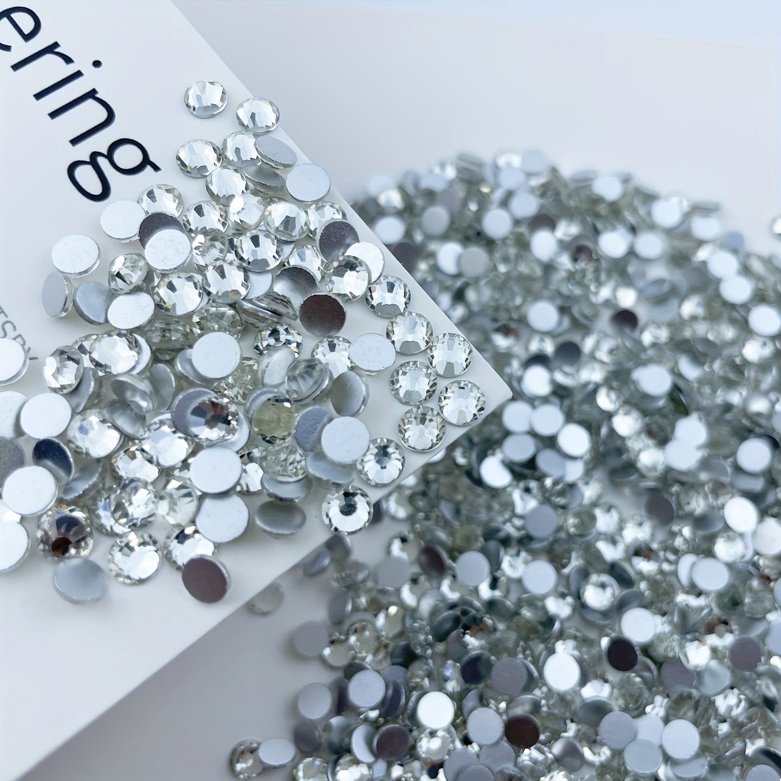 1440pcs Clear Crystal Rhinestones for Nail Art DIY