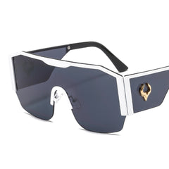 Metal Cattle Totem Pattern Sunglasses UV400 Men's 17916 Cycling Goggles