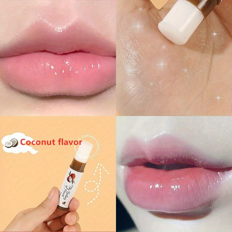 Fruit Flavored Lip Balm Moisturizing Lip Gloss Lightening Lip Lines