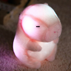 Light Up Capybara Plush Toy LED Lights Soft Glowing Stuffed Animal