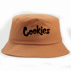 COOKIES Letter Unisex Bucket Hat Fisherman Hat Sun Hat