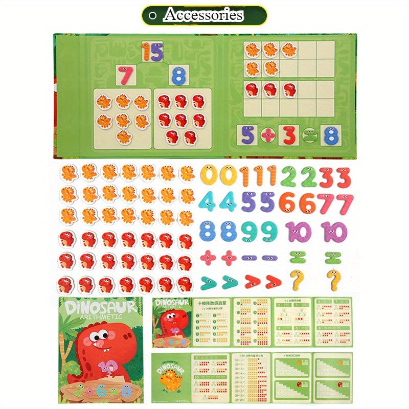 Magnetic Numbers & Dinosaurs Arithmetic Teaching Aids