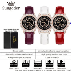 SUNGODER Children Watch Waterproof Stainless Steel Quartz Analog Wristwatch