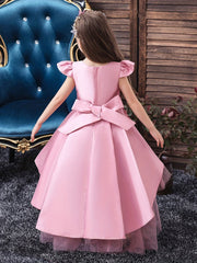 High Low Trail Princess Dress for Girls