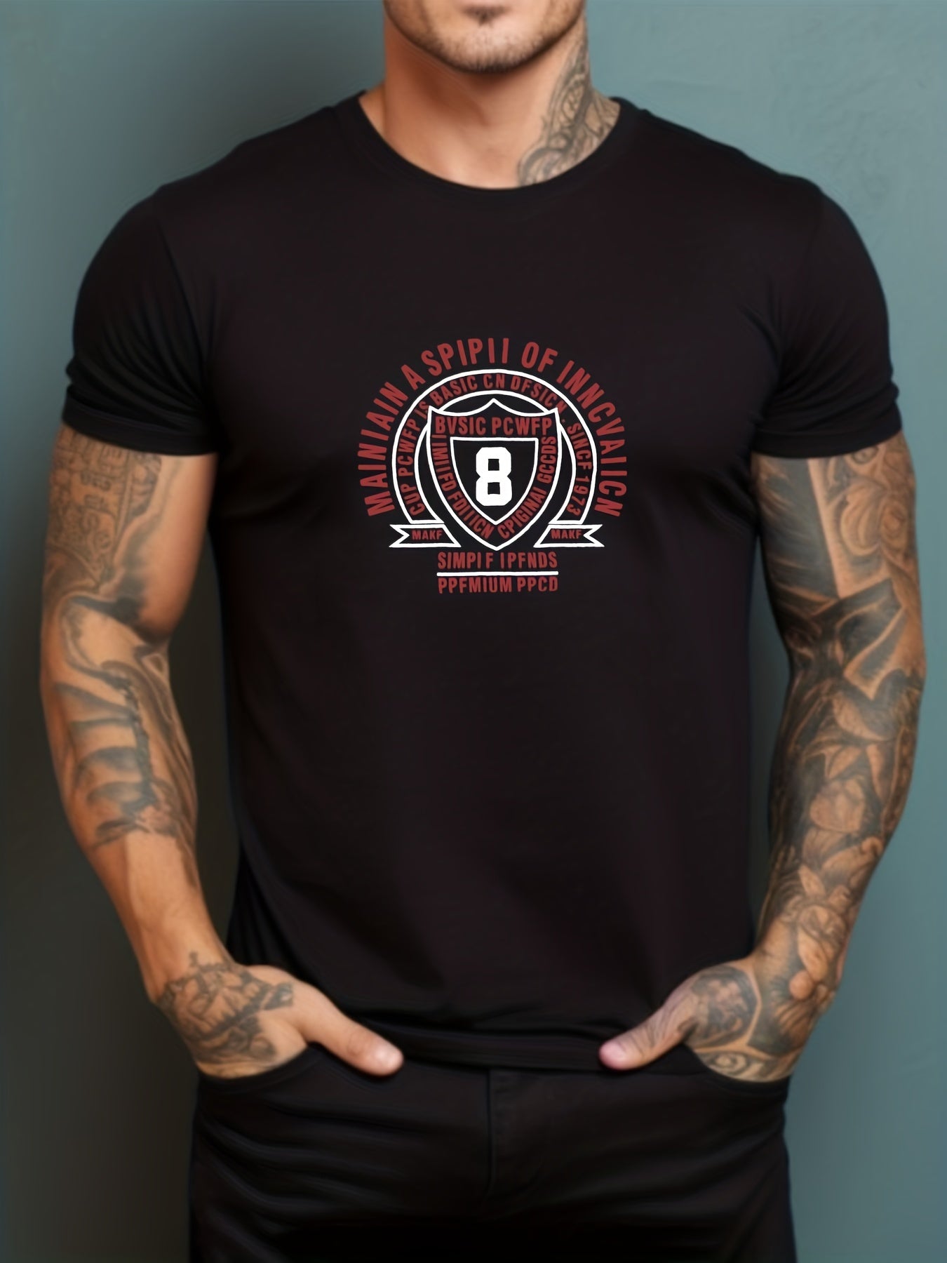 Outdoor Casual Men's T-Shirt w/ Various Patterns for Summer