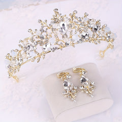 Girls Crown Headdress Set for Birthday Wedding Party