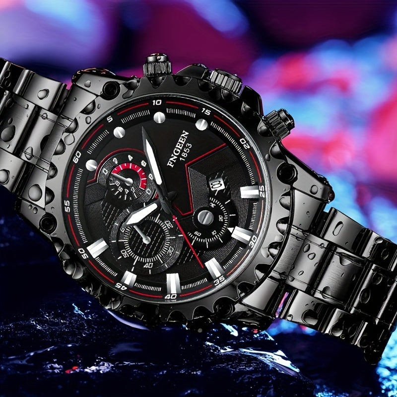 Fenzun Waterproof Sports Stainless Steel Men's Watch