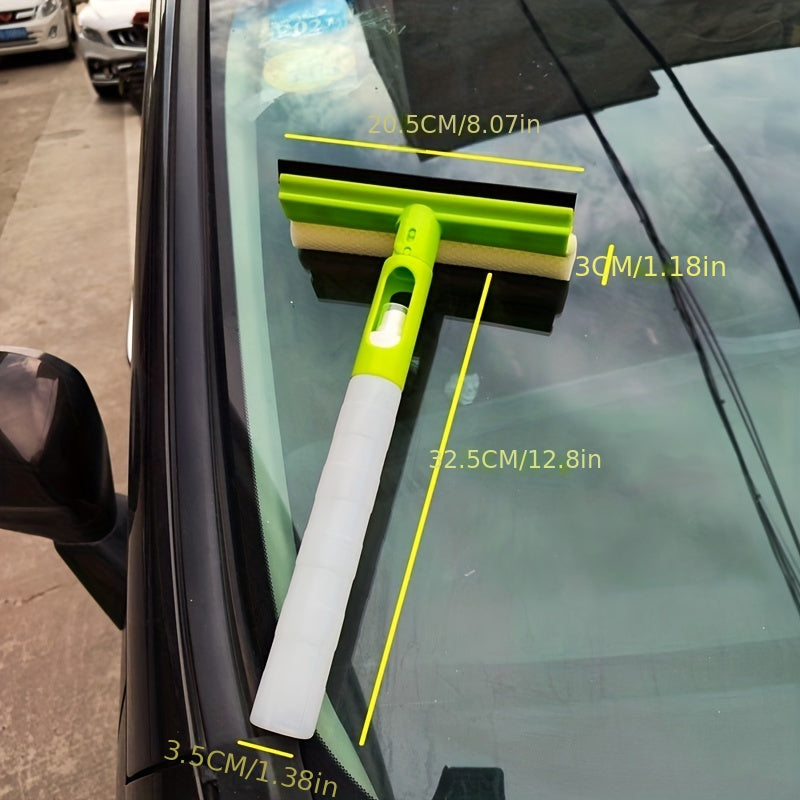 Dual Use Spray Water Scrub Brush - Clean Car Boat Windows