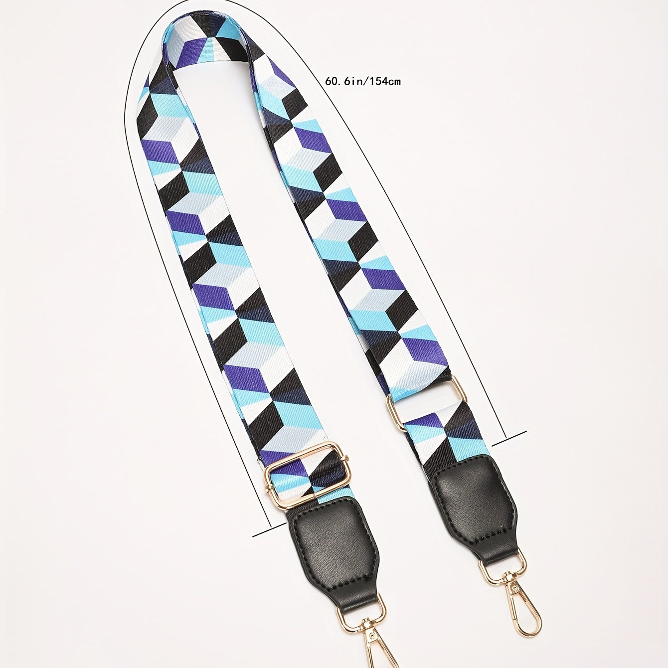 Geometric Pattern Bag Strap Lightweight Adjustable Accessories