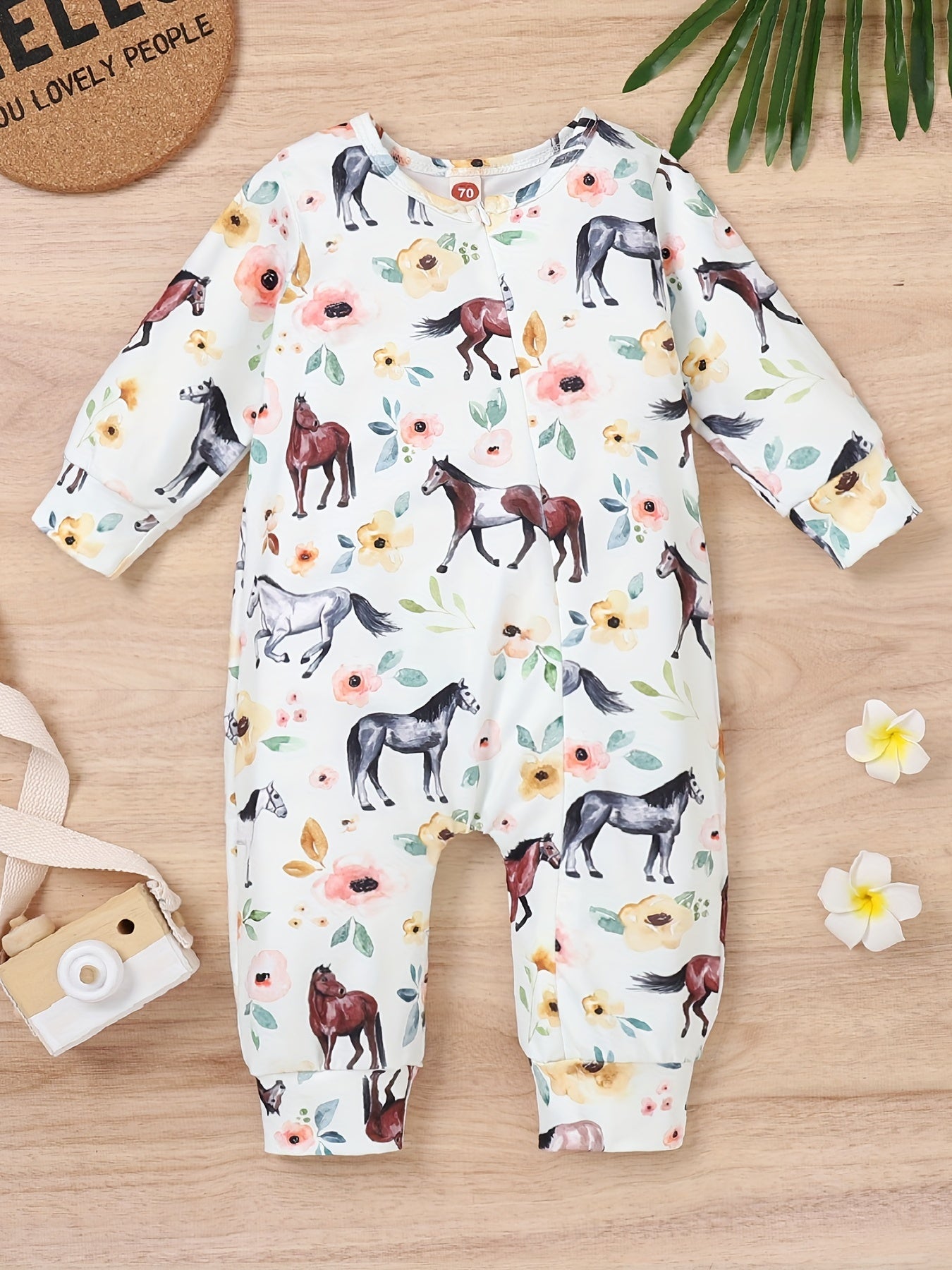 Halloween Baby Girls Cartoon Graphic Print Jumpsuit