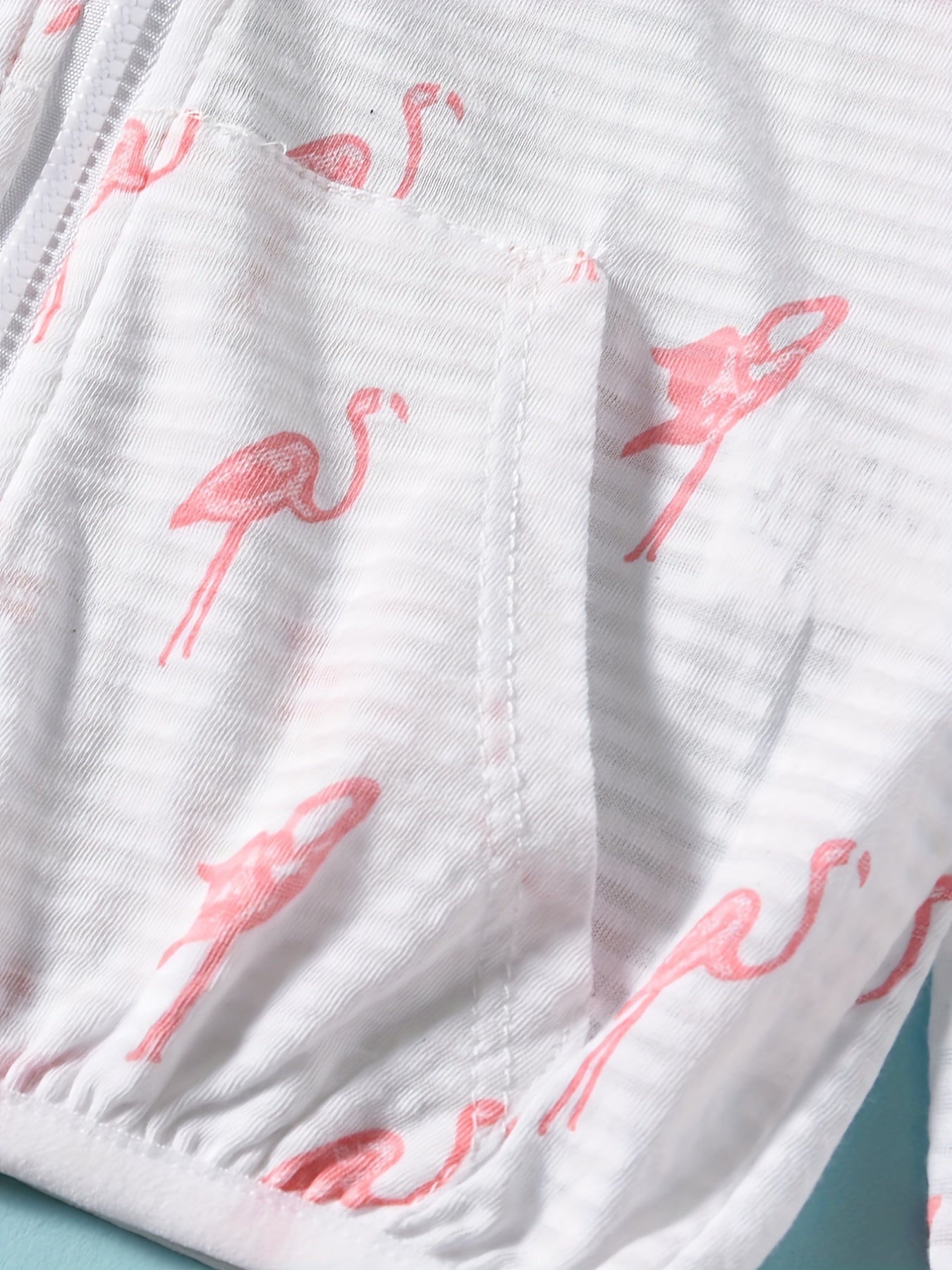 Toddler Girls Flamingo Sun Protection Hooded Shirt Jackets