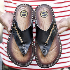Men's Slip On Slide Sandals Outdoor Walking Shoes