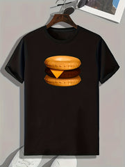 Donuts Print Men's Graphic Tshirt for Summer