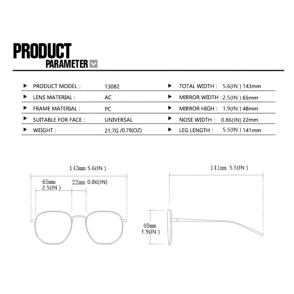 Oversized Square Sunglasses UV400 Gradient Lens Casual Jelly Glasses
