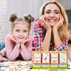 NeslGenc Daily Objects Vocabulary Flashcards for 3-6 Year Olds