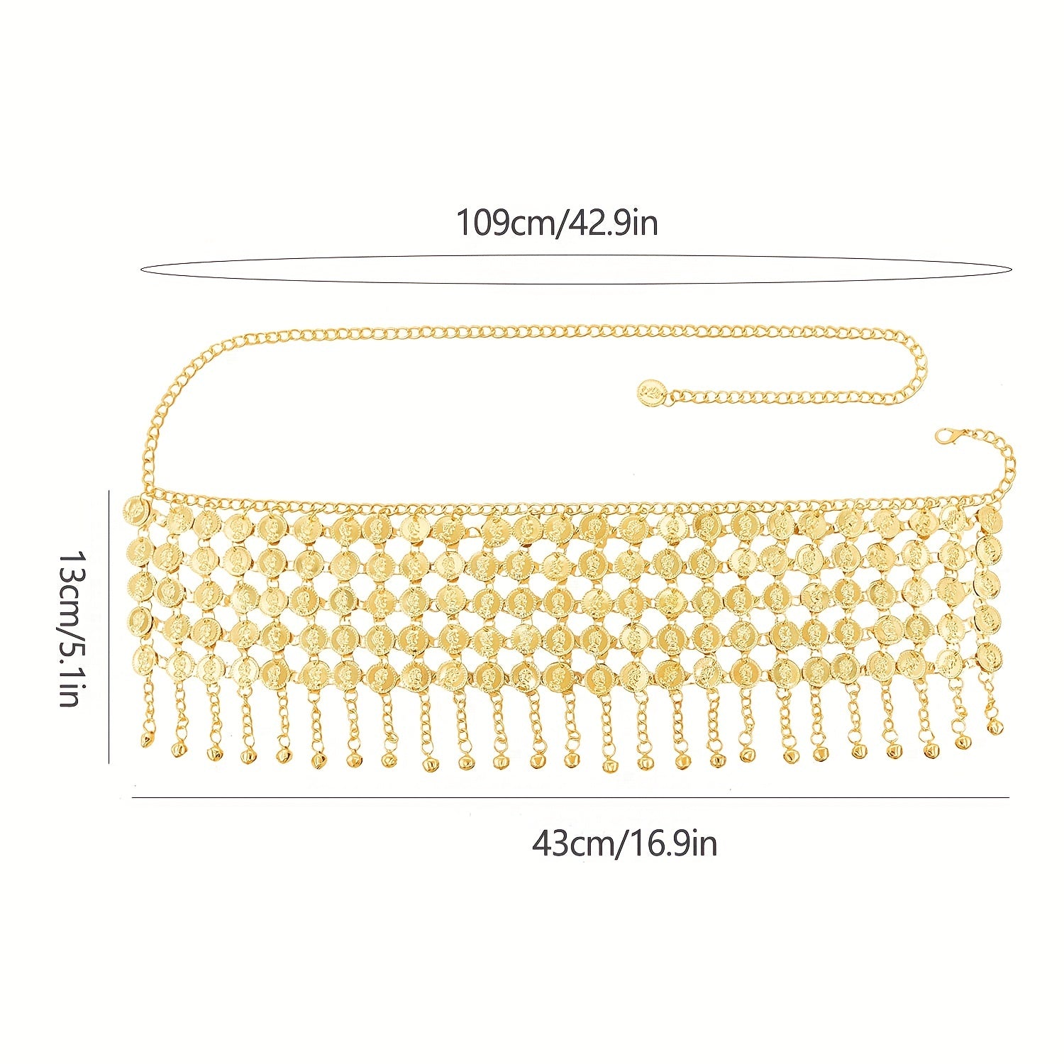 Vintage Bohemian Tassel Belly Chain Body Jewelry