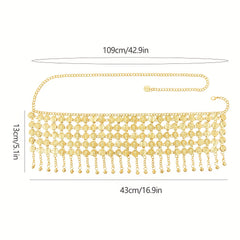 Vintage Bohemian Tassel Belly Chain Body Jewelry