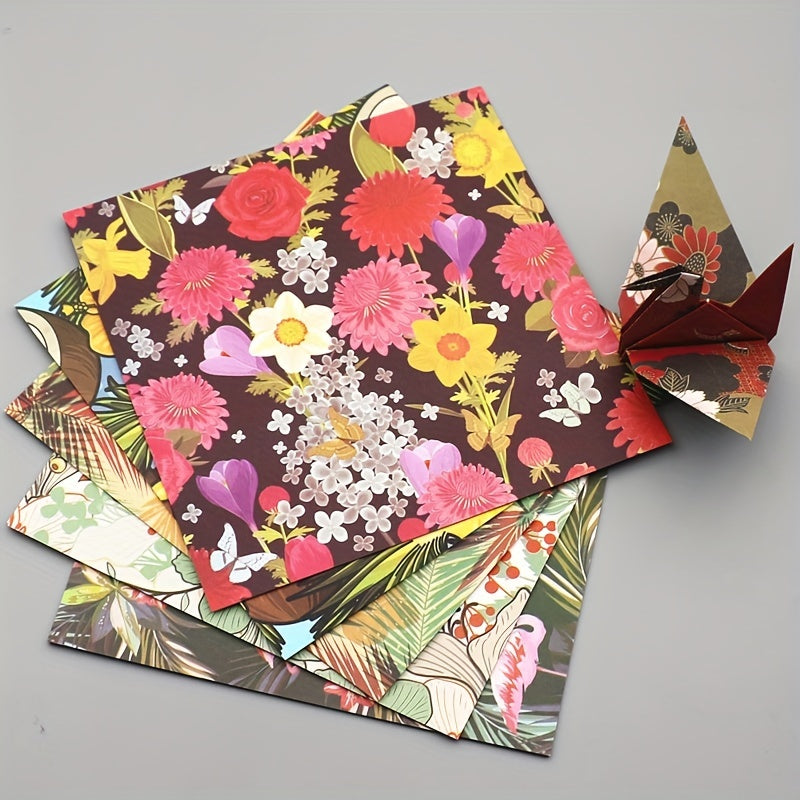 50pcs Japanese Wind Square Origami DIY Thousand Paper Crane
