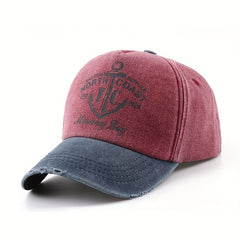 Cotton Graffiti Print Baseball Cap for Men