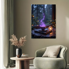 Magic Coffee Crystal Ball Puzzle for Adults with Glowing Cup & Purple Powder
