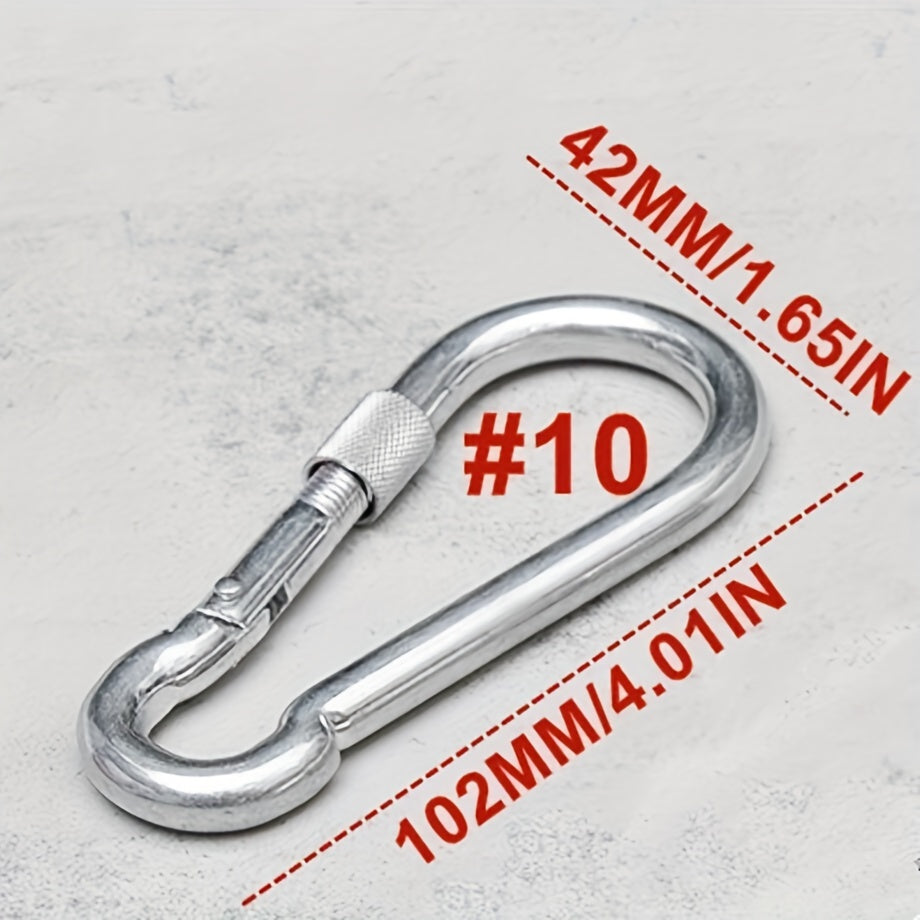 5pcs Safety Hook Buckle With Lock for Outdoor Camping Hiking