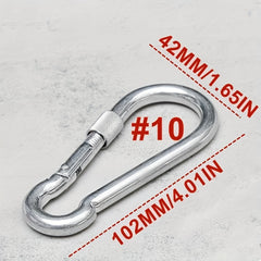 5pcs Safety Hook Buckle With Lock for Outdoor Camping Hiking